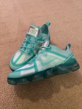 Nike Women’s Air VaporMax Sneakers in Teal/Light Blue